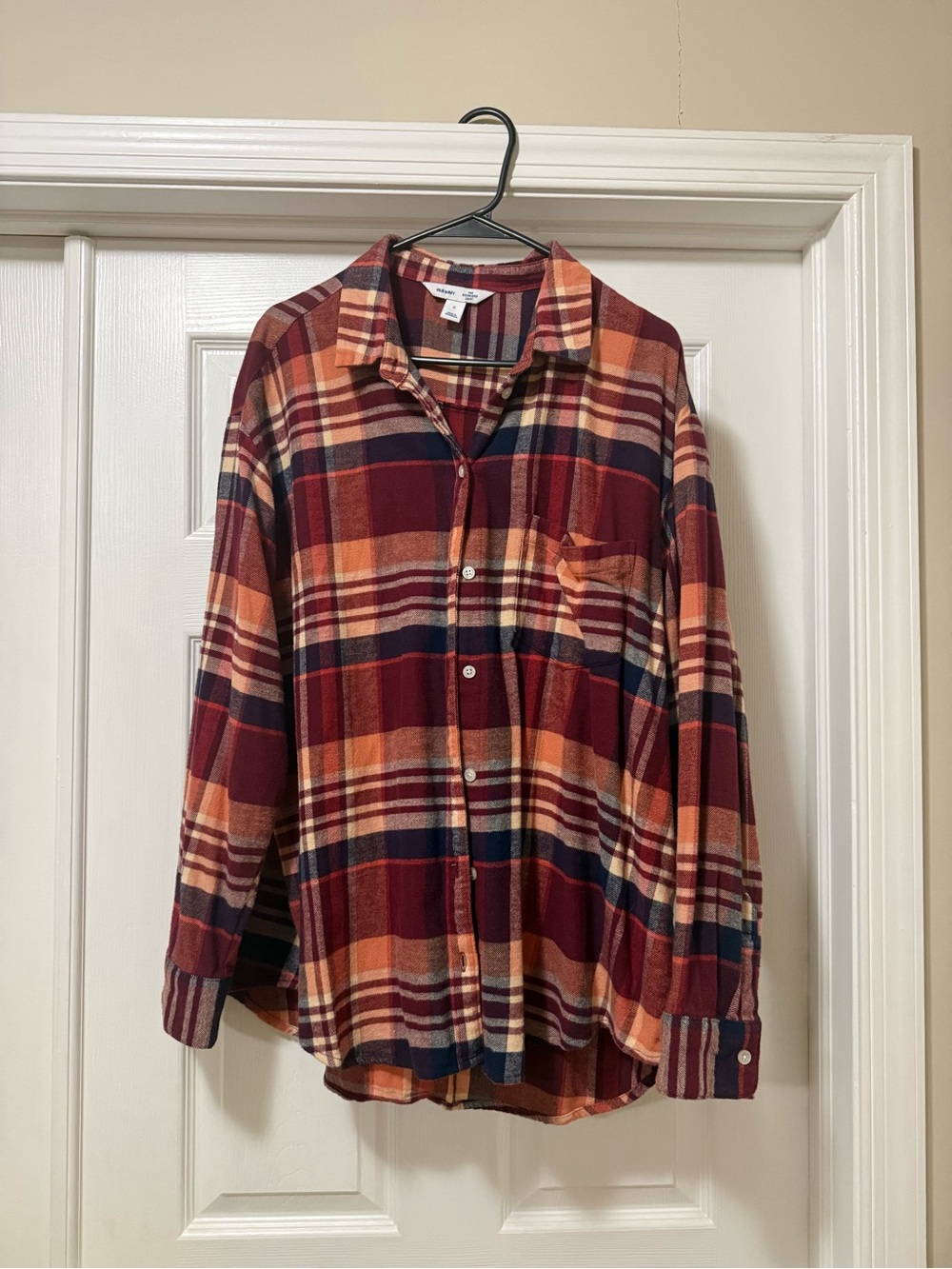 Women’s Burgundy Old Navy Flannel